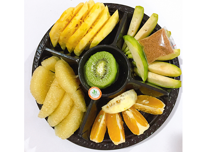 combo trái cây gọt sẵn sạch - combo chua 1