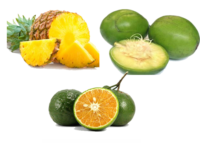 combo trái cây gọt sẵn sạch - combo chua 2