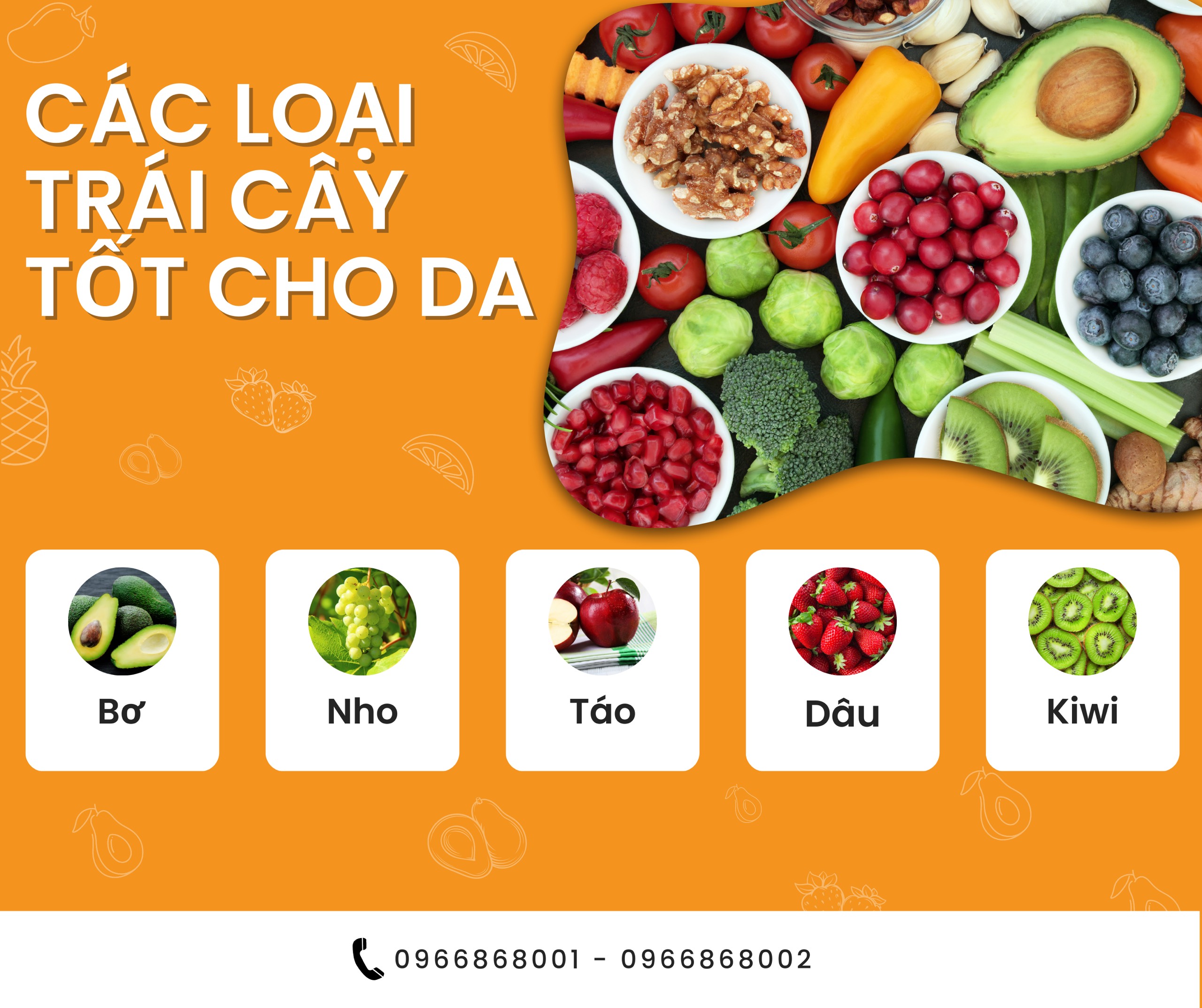 TR&Aacute;I C&Acirc;Y N&Agrave;O TỐT CHO DA